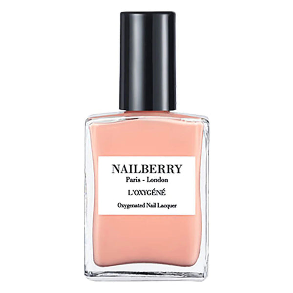 Bottle of Nailberry OxygenatedNailLacquer PeachOfMyHeart 15ml