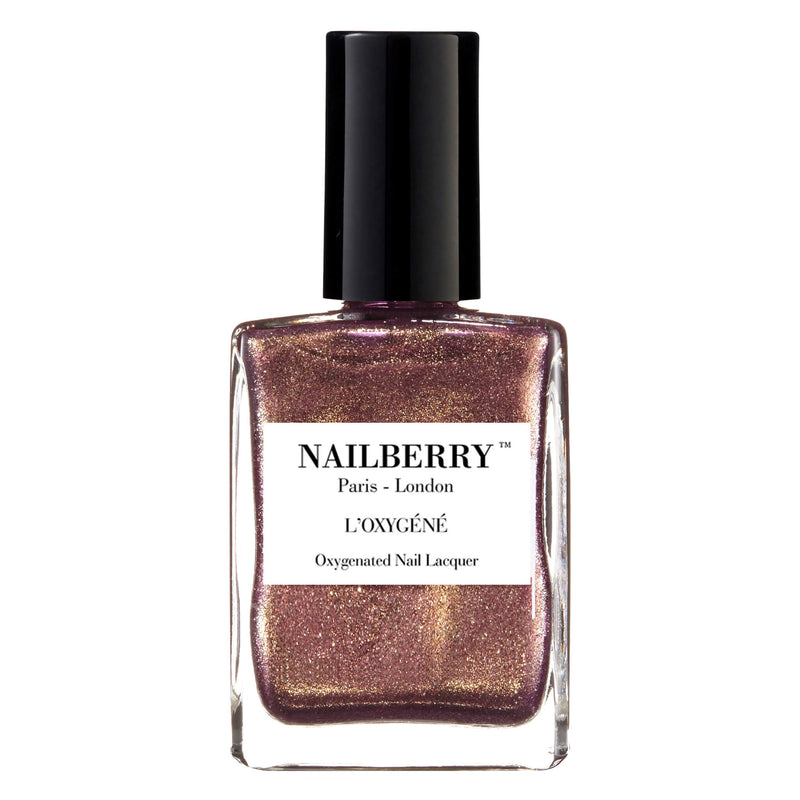 Bottle of Nailberry OxygenatedNailLacquer PinkSand 15ml