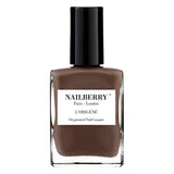 Bottle of Nailberry OxygenatedNailLacquer TaupeLa 15ml