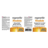 Natural Factors RegenerLife Rhodiola 500mg Label
