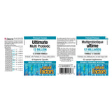 Natural Factors Ultimate Multi Probiotic 12 Billion Live  Probiotic Cultures Label
