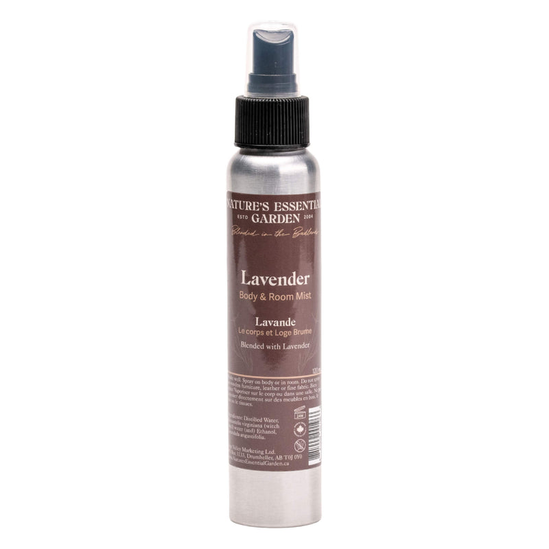 Spray Bottle of Nature's Essential Garden Body & Room Spray - Lavender 120ml
