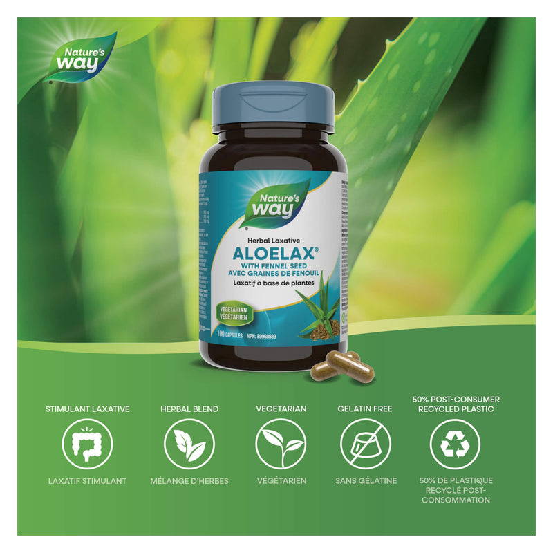 Nature's Way Aloelax w/ Fennel Seed Information 
