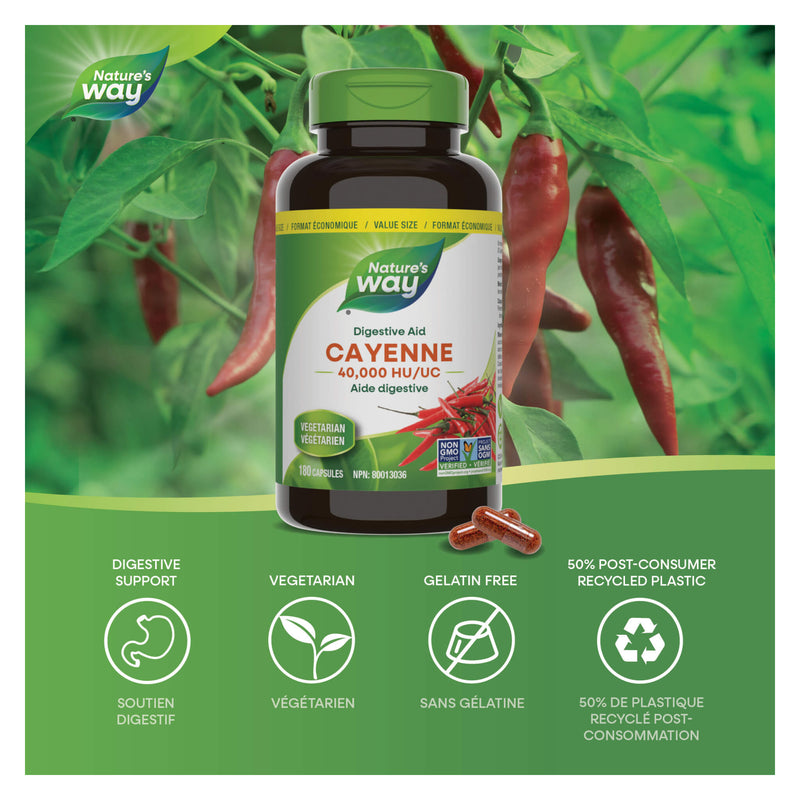 Nature's Way Cayenne Pepper Information 
