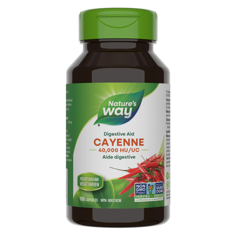 Bottle of Nature'sWay Cayenne 100Capsules