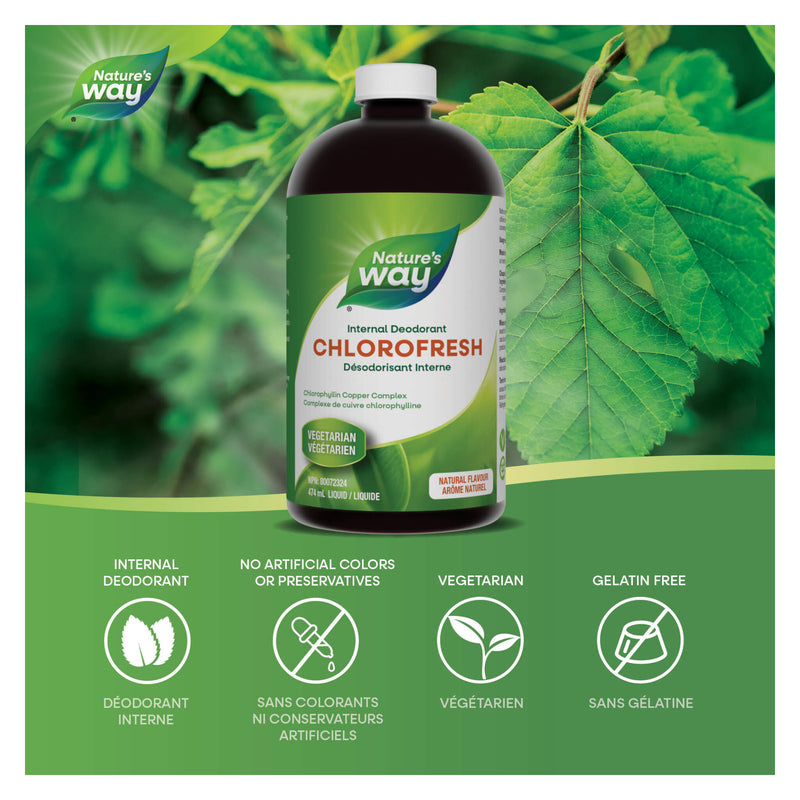 Nature's Way Chlorofresh Natural Flavour Information 

