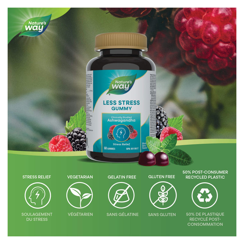 Nature's Way Less Stress Gummy Information 
