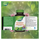 Nature's Way Red Clover Blossoms Label
