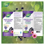 Nature's Way Kids Sambucus Cold and Flu Care Syrup Label
