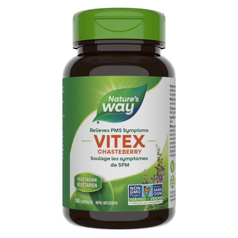 Bottle of Nature'sWay Vitex 100Capsules