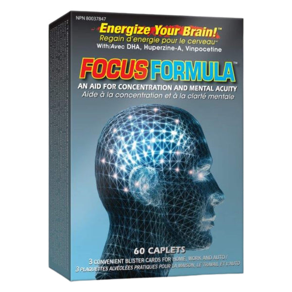 Box of Nu-Life FocusFormula 60Caplets