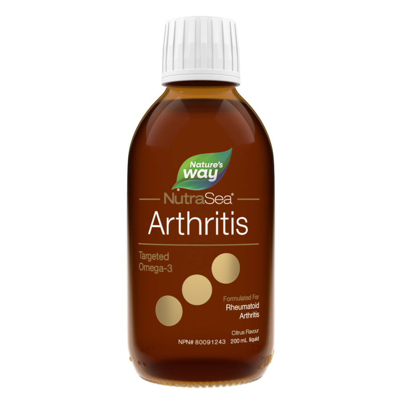 Bottle of NutraSea Arthritis Targeted Omega-3 (Citrus) 200ml
