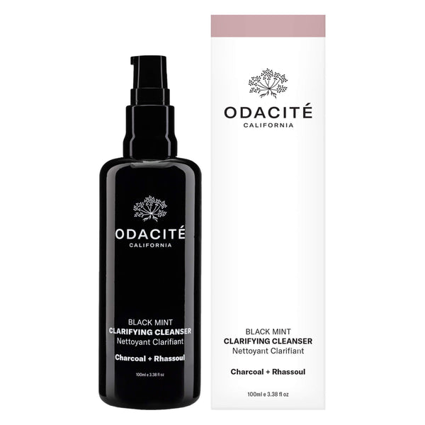 Box and Bottle of Odacite BlackMintCleanser 100ml
