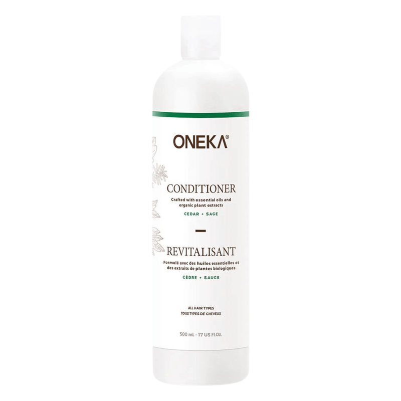 Bottle of OnekaElements Conditioner Cedar&Sage 500ml