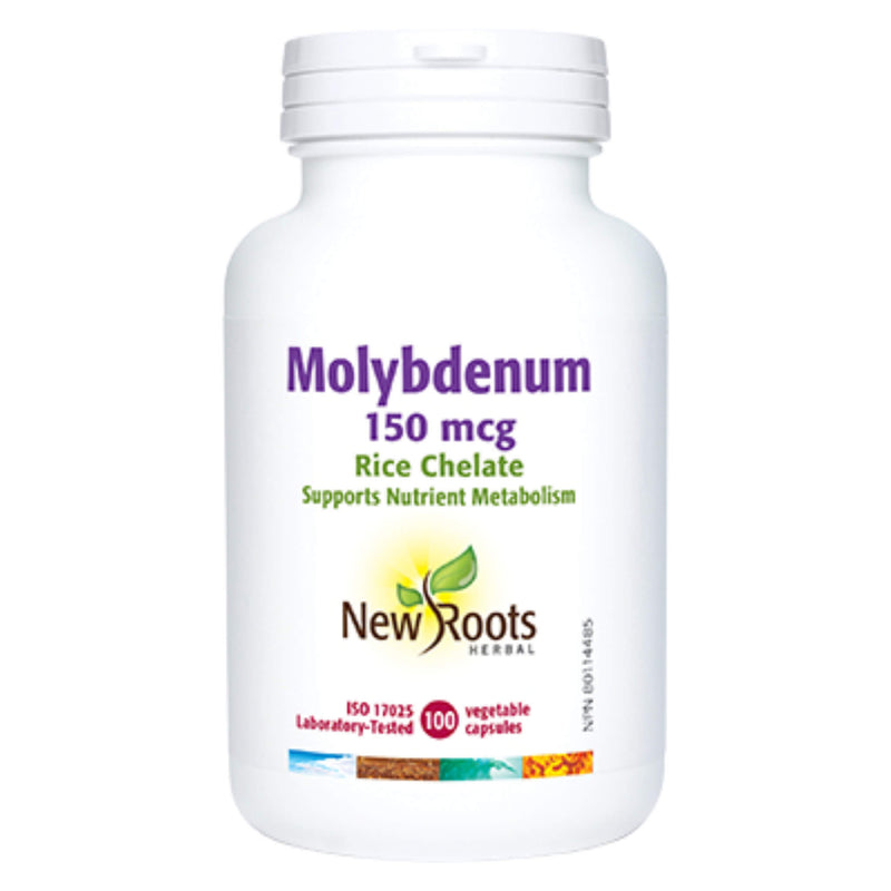 NewRoots Molybdenum 150mcg 100VegetableCapsules