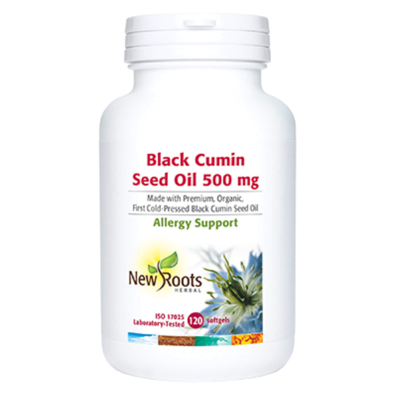 NewRoots BlackCuminSeedOil 500mg 120Softgels