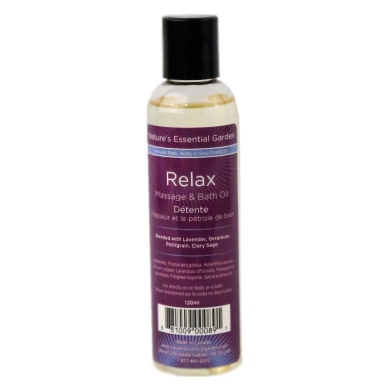 Nature'sEssentialGarden Massage&BathOil Relax 120ml