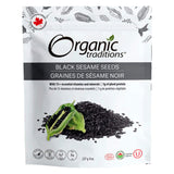 Bag of Organic Traditions Black Sesame Seeds 227g
