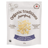 Package of Organic Traditions Cacao Butter 454g
