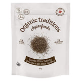 Package of Organic Traditions Dark Chia Seeds 227g
