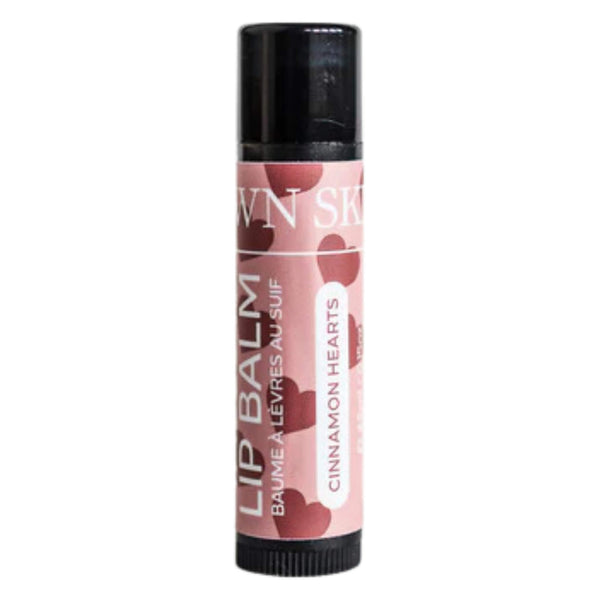 Tube of Own Skin Co. Tallow Lip Balm Cinnamon Hearts 4.5ml
