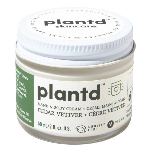 Jar of Plantd Hand&BodyCream Forest 59ml