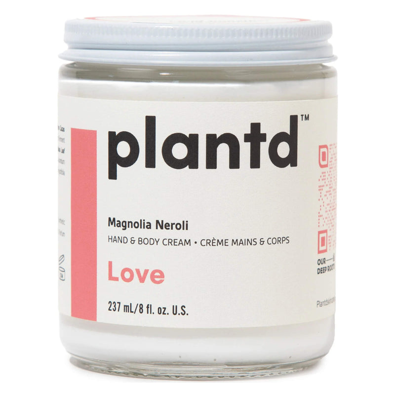 Jar of Plantd Hand & Body Cream Love 237ml
