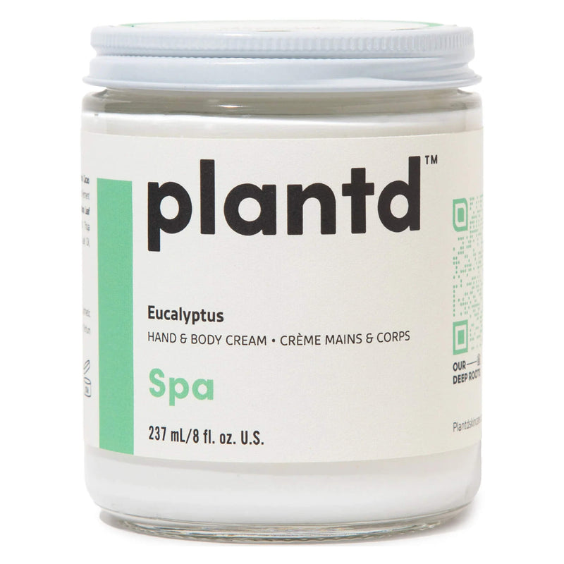 Jar of Plantd Hand & Body Cream Spa 237ml
