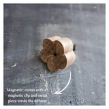 Plantish Wooden Essential Oil Diffuser For Car | Incense Holder Magnetic Clip - Clip View 
