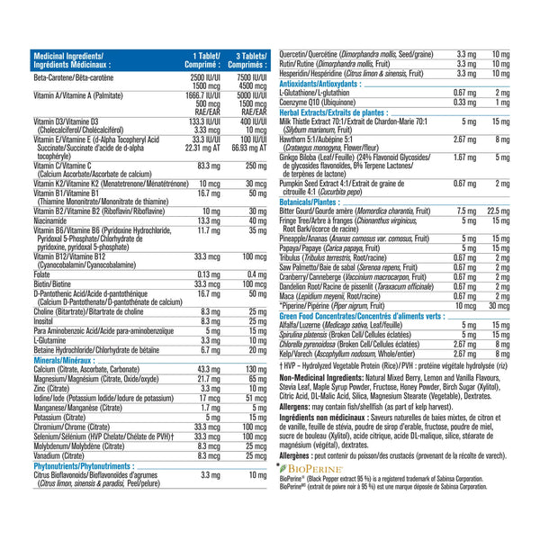 Progressive Chewable Multi - Adult Men Chewable Natural Citrus Flavour Ingredients
