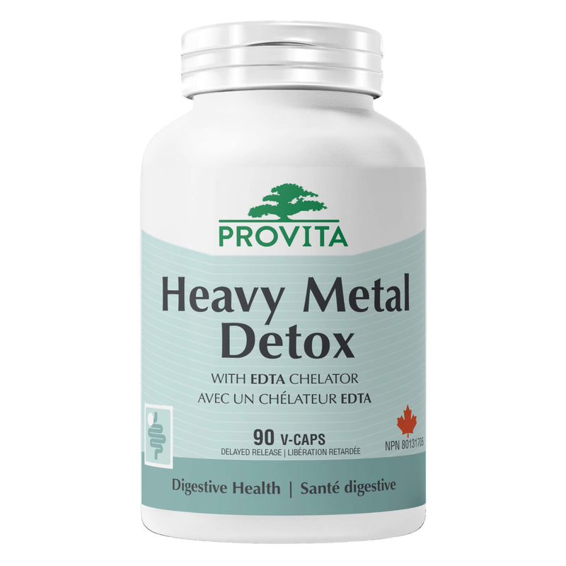 Bottle of Provita Heavy Metal Detox with EDTA Chelator 90 V-Caps
