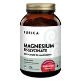 Bottle of Purica Effervescent Magnesium Bisglycinate Raspberry Powder 150g
