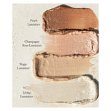 RMS Beauty Luminizer - Peach, Champagne, Magic & Living Luminizer Texture Swatches
