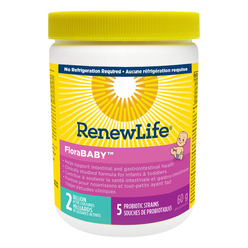 Tub of RenewLife FloraBaby 2BillionActiveCultures 60g