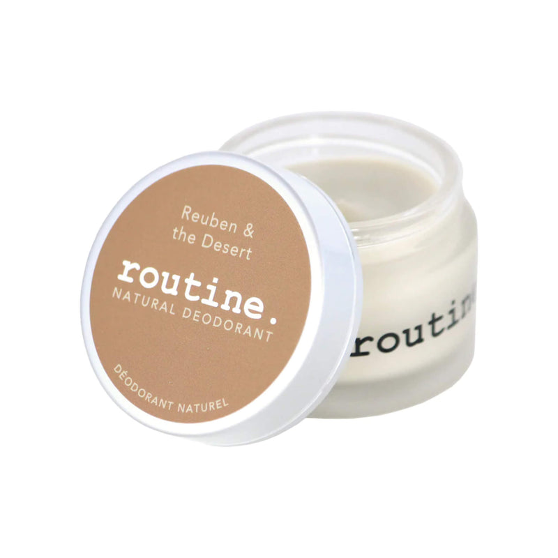 Routine. NaturalDeoderant Reuben&TheDesert 2ozJar