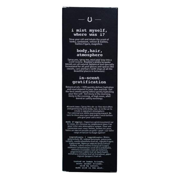 Routine Body, Hair & Atmosphere Mist - Superstar Box Back
