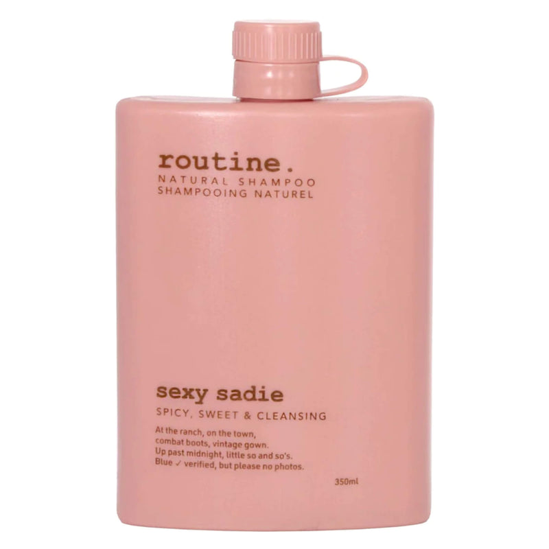 Bottle of Routine NaturalShampoo SexySadie 350ml