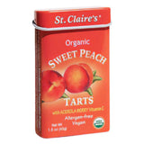 Tin of St.Claire's TartTins SweetPeach 43g