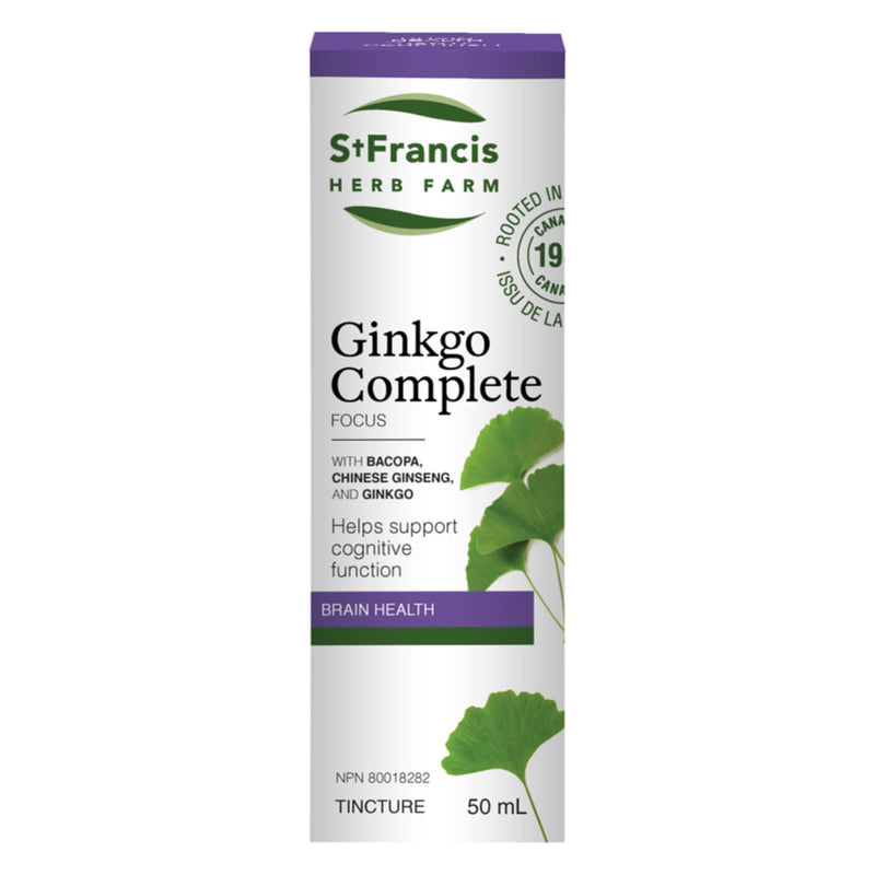 Box of St. Francis Herb Farm Gingko Complete 50ml
