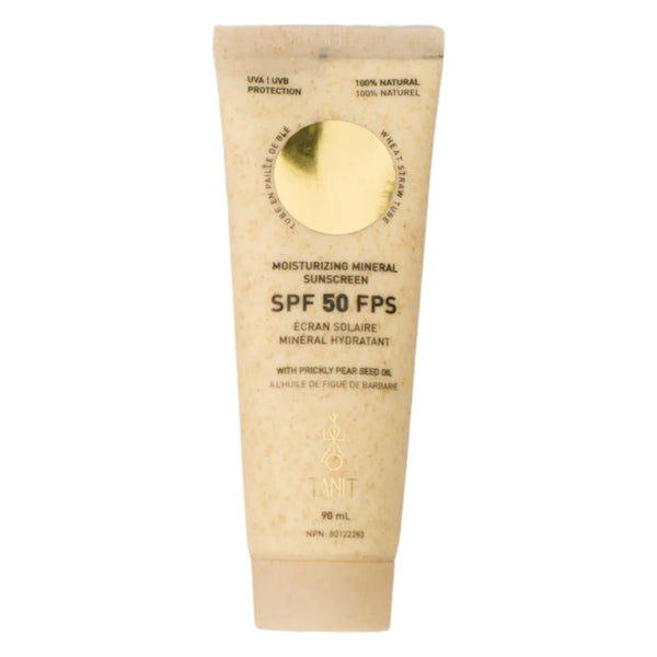 Tube of TANIT Sunscreen SPF50 -Coconut Vanilla 90ml
