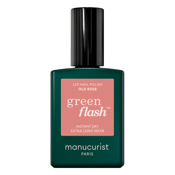 Bottle of The Manicurist Semi-Permanent LED Green Flash - Old Rose 15mL
