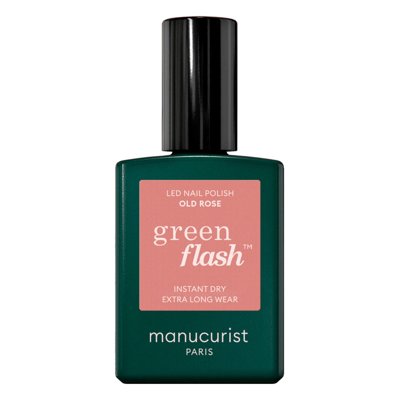 Bottle of The Manicurist Semi-Permanent LED Green Flash - Old Rose 15mL
