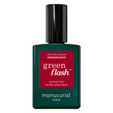 Bottle of The Manicurist Semi-Permanent LED Green Flash - Pomegranate 15mL

