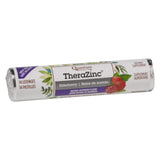 Package of Quantum TheraZinc Elderberry 14Lozenges Natural Raspberry Flavour
