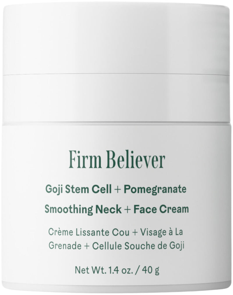 Jar of Three Ships Firm Believer Goji Stem Cell + Pomegranate Smoothing Neck + Face Cream 40g
