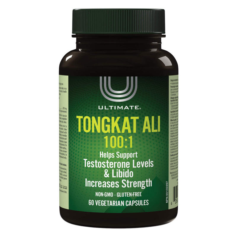 Bottle of Ultimate (Brad King) Tongkat Ali 200mg 60 Vegetarian Capsules
