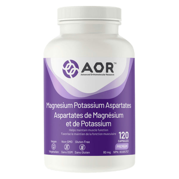 AOR MagnesiumPostassiumAspartates 80mg 120Capsules