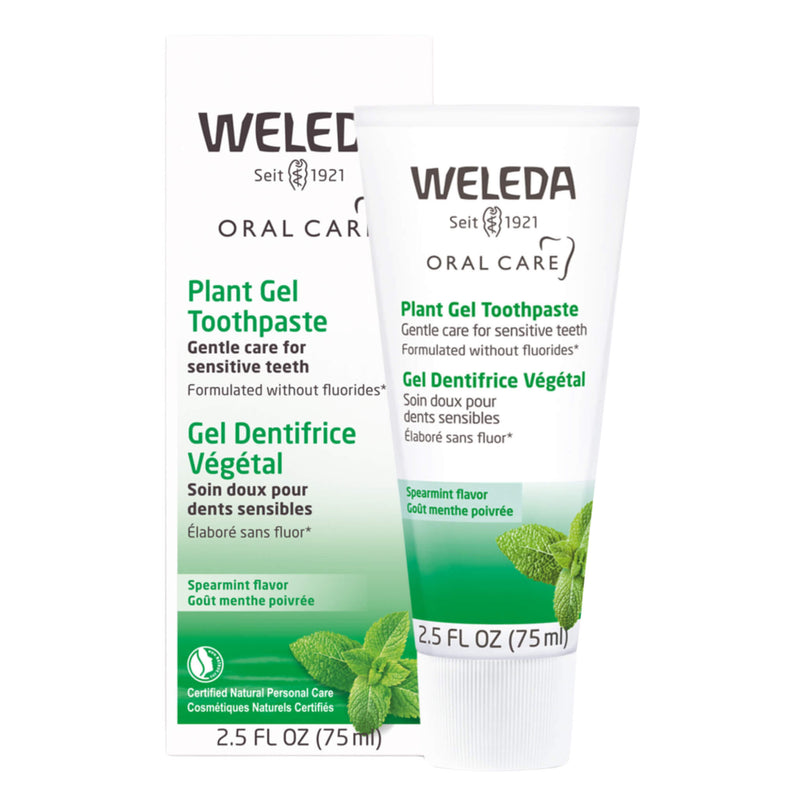 Box & Tube of Weleda Plant Gel Toothpaste 2.5 Ounces
