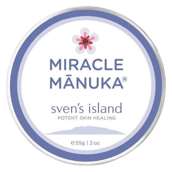 Tin of sven's island MiracleManukaSkinRepairOintment 55g