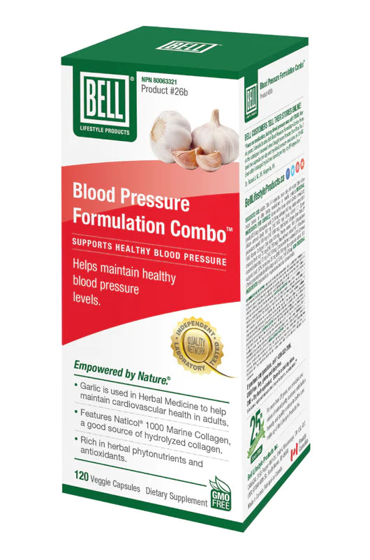 Bell BloodPressureFormulationCombo 120VeggieCapsules